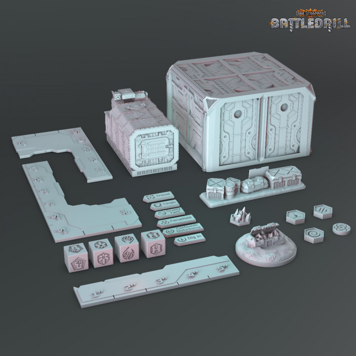 Battledrill - Accessories Set (STL)'s Cover