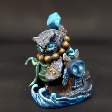 Picture of print of Owlkin Shaman Miniature - Pre-Supported