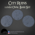 50MM CITY RUINS BASE SET (SUPPORTED) image