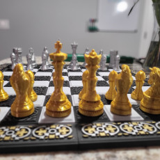 Picture of print of Hexchess 2 - The Royals Chess Set