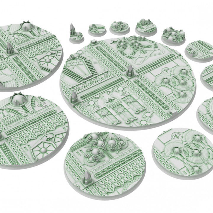 Cinan haven - 400 Round & Oval & Hexagonal bases for wargame set 4-5's Cover