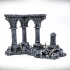 Ruined Columns Grimdark - Quad Column- Ancient Ruins image