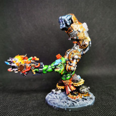 Picture of print of Bruzgob da orc warboss (pre-supported)