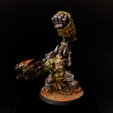 Picture of print of Bruzgob da orc warboss (pre-supported)