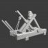 Medieval catapult model - Onager image