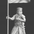 Medieval Hospitaller Knight - with banner image