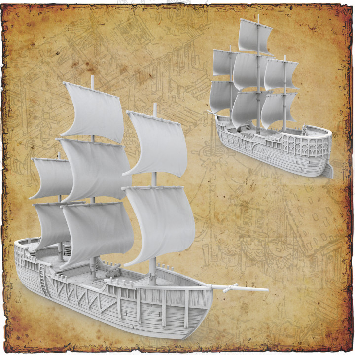 Ancrabourg - Three masted Carrack's Cover