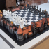 Hexchess 2 - The Fortress Board Stand print image