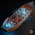 Crystal Airship & Regular Ship - Modular OpenLOCK terrain image