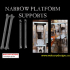 Narrow Second Level Platform supports image