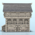 Medieval house with oval windows and annex (8) - Alkemy Lord of the Rings War of the Rose Warcrow Saga image