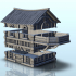 Medieval house with large suspended floor terrace (9) - Alkemy Lord of the Rings War of the Rose Warcrow Saga image