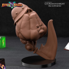 Gourdian Knight 1A Miniature - Pre-Supported