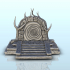 Magic stone gate with tree roots and platform (7) - Alkemy Lord of the Rings War of the Rose Warcrow Saga image