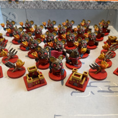 Picture of print of Root marauder miniatures