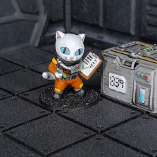 Picture of print of Delivery Space Cat - Tribes Miniature
