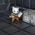 Delivery Space Cat - Tribes Miniature print image