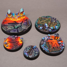 Picture of print of Crystal Cave Bases (Pre-supported//toppers included)