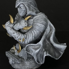 Picture of print of FREEBIE: Wicked Marvel Moon Knight Bust: Tested and ready for 3d printing