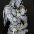 FREEBIE: Wicked Marvel Moon Knight Bust: Tested and ready for 3d printing print image