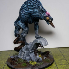 Picture of print of Fenrir - The Old Wolf (Requiem Demon Hunters)