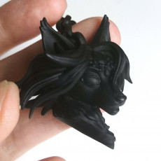 Picture of print of Nadira, the Desert Rose - Keychain Version