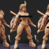 Barbarian Battlemaster Pose 1 - 2 Variants + Pinup image