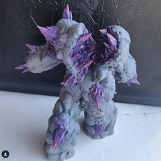 Picture of print of AMETHYST GOLEM