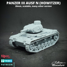 Picture of print of Panzer III Ausf G pack - 28mm