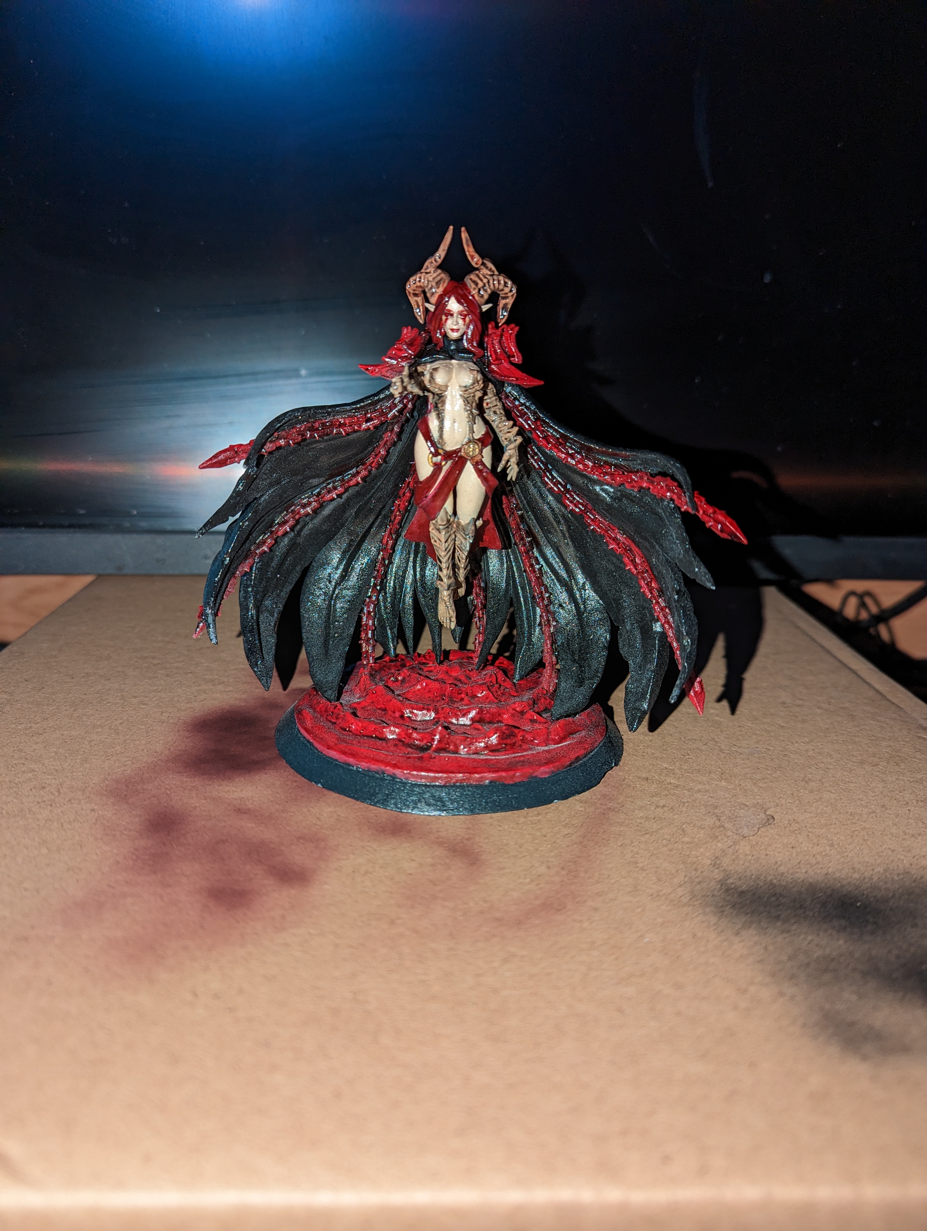 3D Printable Devilin Witch by Gaz Queen Minis