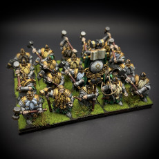 Picture of print of Dwarf Kingsguard Unit - Highlands Miniatures