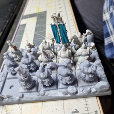 Picture of print of Dwarf Modular Movement Tray - Highlands Miniatures