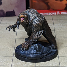 Picture of print of Silverback Owlbear