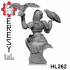 HL262 - Heresylab - SciFi Female PinUp Dark Angel image