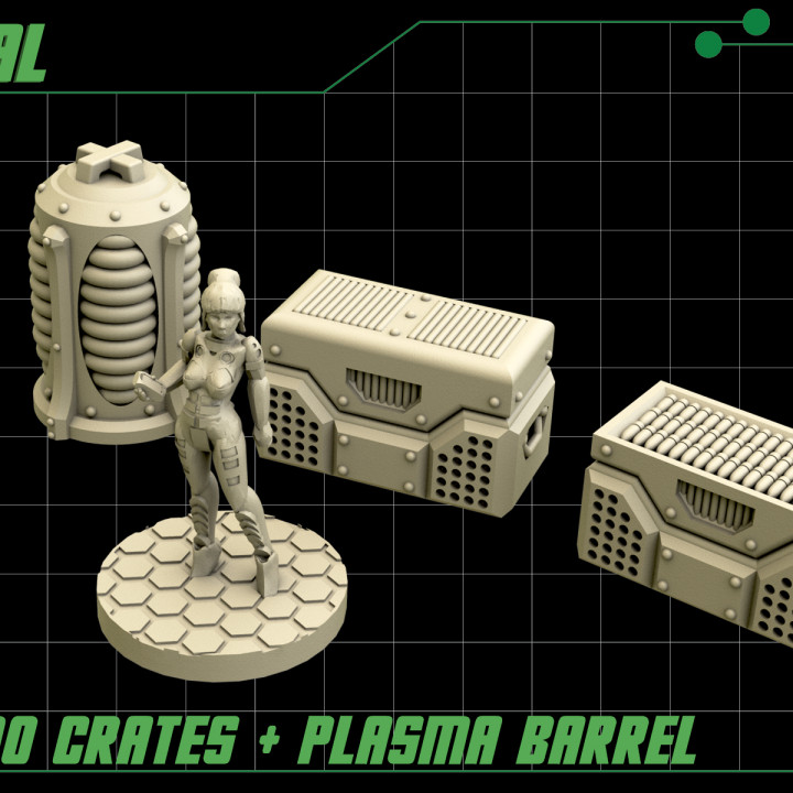 Ammo Crates and Plasma Barrel's Cover