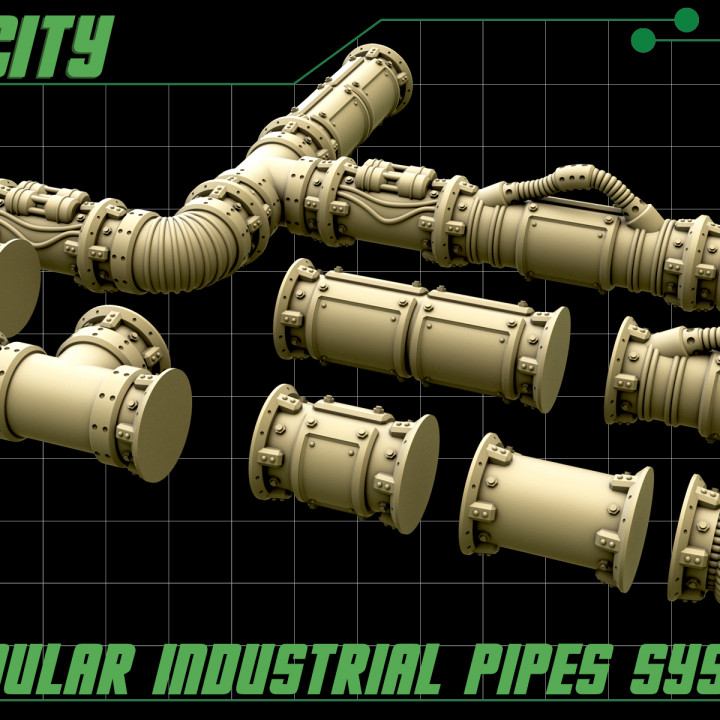 Modular Industrial Pipes system's Cover