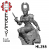 HL265 - Heresylab - SciFi Female PinUp Dark Angel image