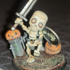 Picture of print of Gary the Skeleton