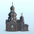 Orthodox brick cathedral with bell tower and double towers (3) - Flames of war Bolt Action USSR WW2 Cold Era Modern Russia image