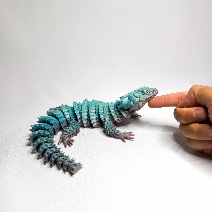 3D ARTICULATED ARMADILLO LIZARD (LITTLE DRAGON) by Studios