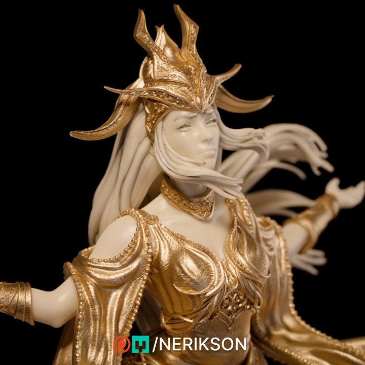3D Printable Sophia the Priestess [presupported] by Nerikson