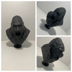 Picture of print of GORILLA BUST