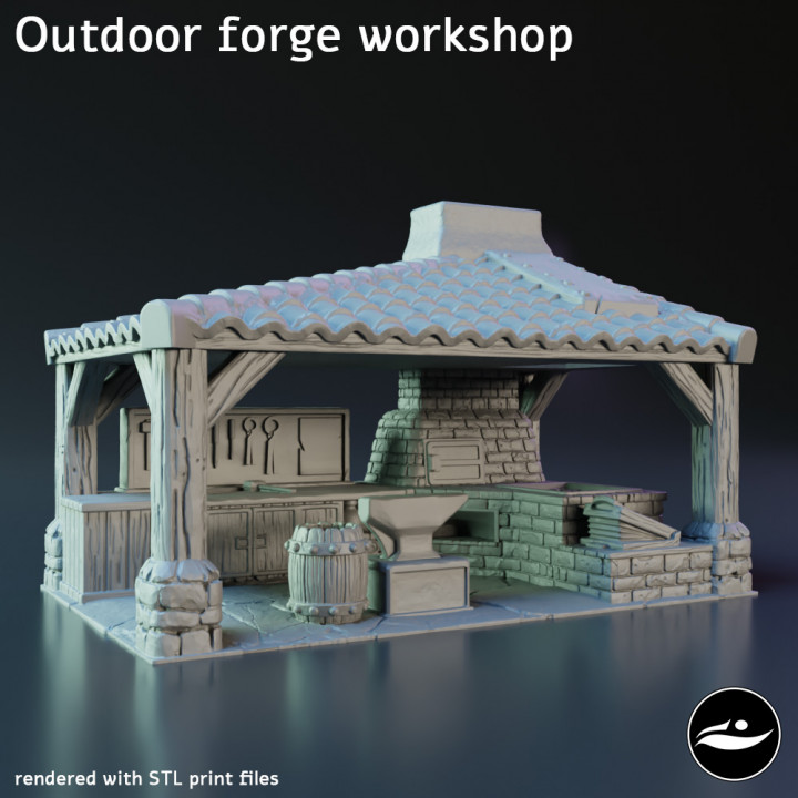 Outdoor forge workshop's Cover