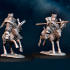 6x Silver Goat Dwarf Spearman | Silver Goat Dwarves | Fantasy image