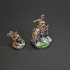 Silver Goat Dwarves Lord Iron - Foot and Mounted | Silver Goat Dwarves | Fantasy print image