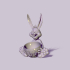 rabbit with cup for jewelry image