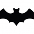 Bat silhouette image