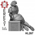 HL267 - Heresylab - SciFi Female PinUp Gray Guard Knight image