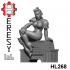 HL268 - Heresylab - SciFi Female PinUp The Fist Guard image