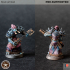 Troll Bassist 32mm and 75mm scale presup print image